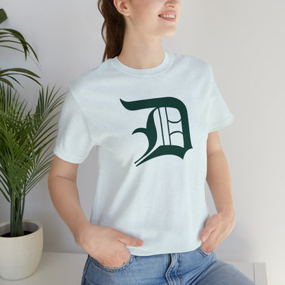 Detroit 'Old English D' T-Shirt (Laconic Green) | Unisex Standard