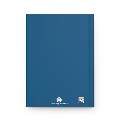 Michigan Upper Peninsula Hardcover Journal (Blueberry w/ UP Outline) | Ruled - 150pgs