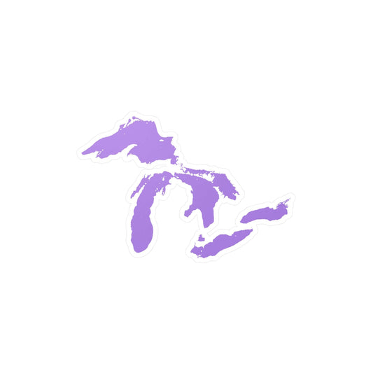 Great Lakes Kiss-Cut Windshield Decal | Lavender