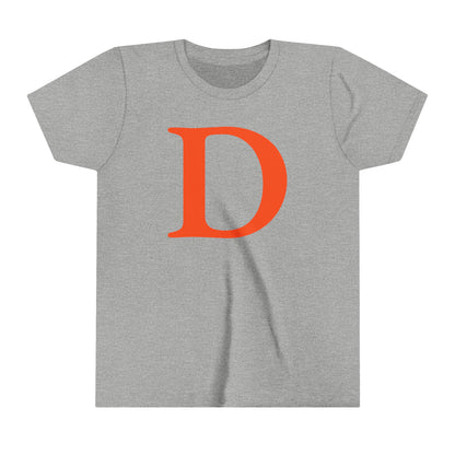 Detroit 'Old French D' T-Shirt (Maple Leaf Orange) | Youth Short Sleeve