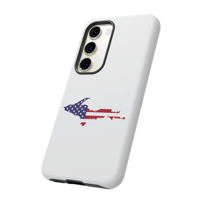 Michigan Upper Peninsula Tough Phone Case (w/ UP USA Flag Outline) | Samsung & Pixel Android