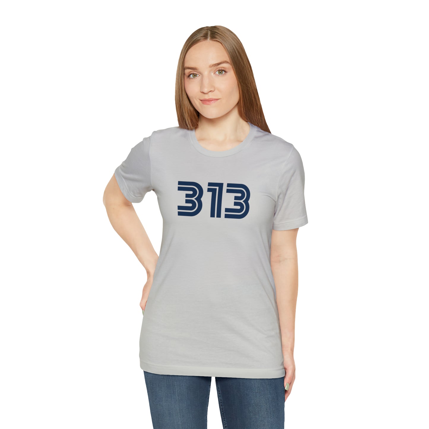 Detroit '313' T-Shirt (1970s Audiophile Font) | Unisex Standard Fit