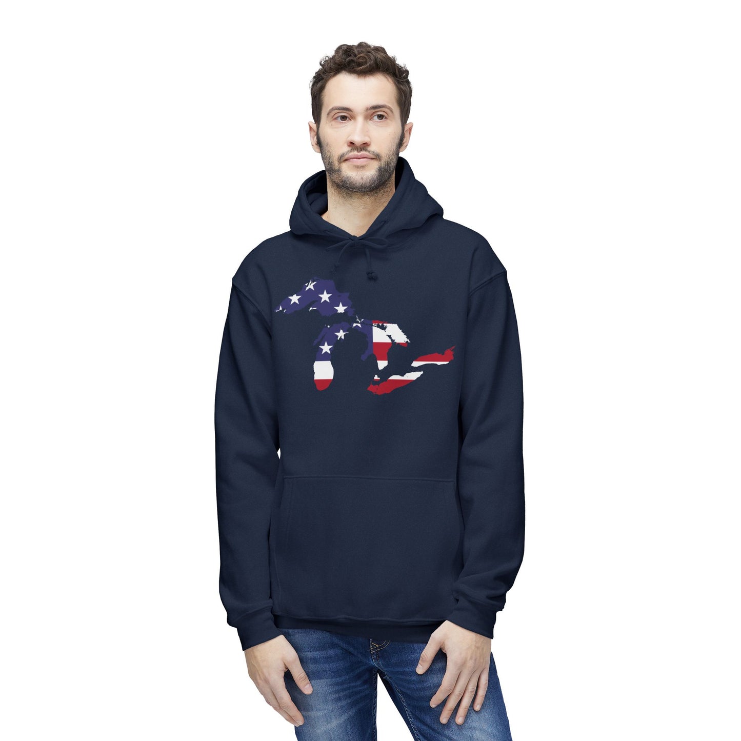 Great Lakes Ultrapremium Hoodie | Made in USA - Patriotic Edition