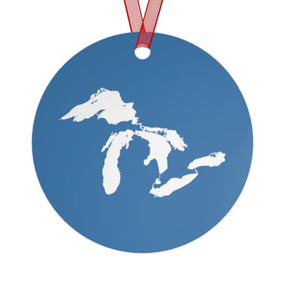 Great Lakes Christmas Ornament | Metal - Superior Blue