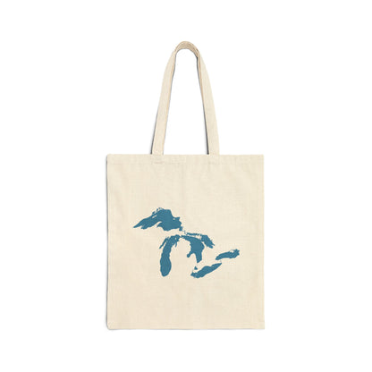 Great Lakes Light Tote Bag (Traverse Blue)