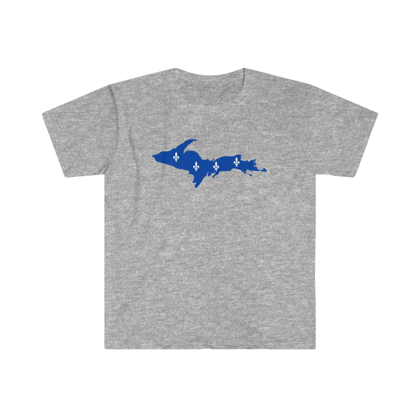 Michigan Upper Peninsula T-Shirt (w/ UP Quebec Flag Outline) | Unisex Budget