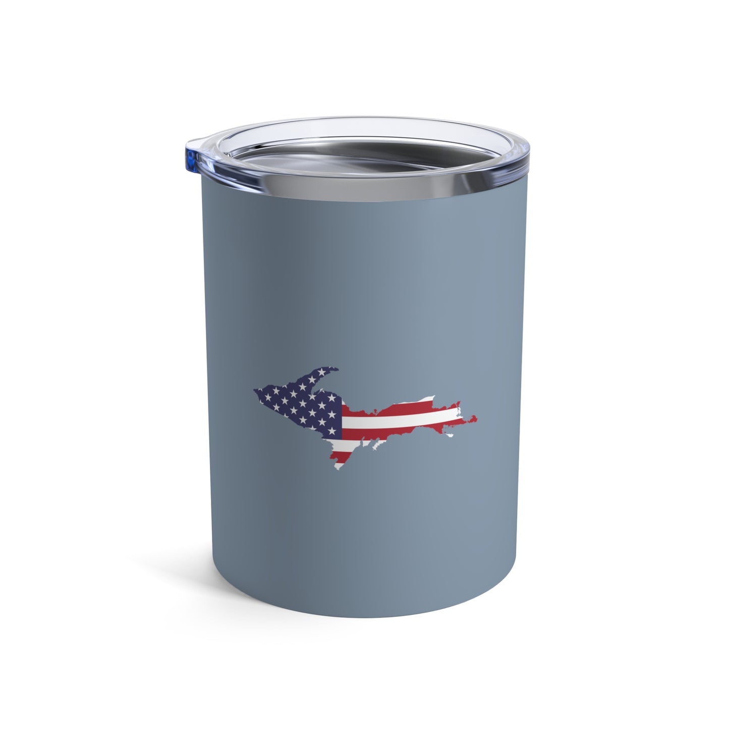 Michigan Upper Peninsula Tumbler (w/ UP USA Flag) | B-24 Grey - 10oz