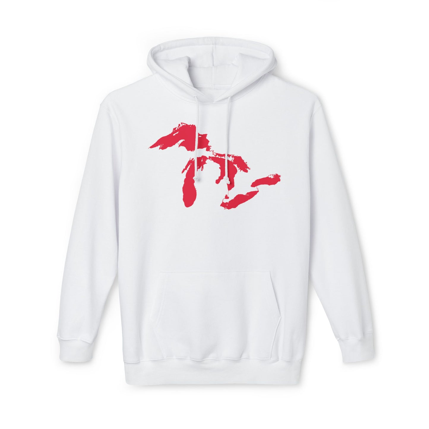 Great Lakes Ultrapremium Hoodie | Made in USA - Lighthouse Red