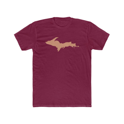 Michigan Upper Peninsula T-Shirt (w/ Copper UP Outline) | Men's Fitted