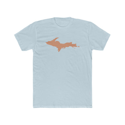 Michigan Upper Peninsula T-Shirt (w/ Copper UP Outline) | Men's Fitted