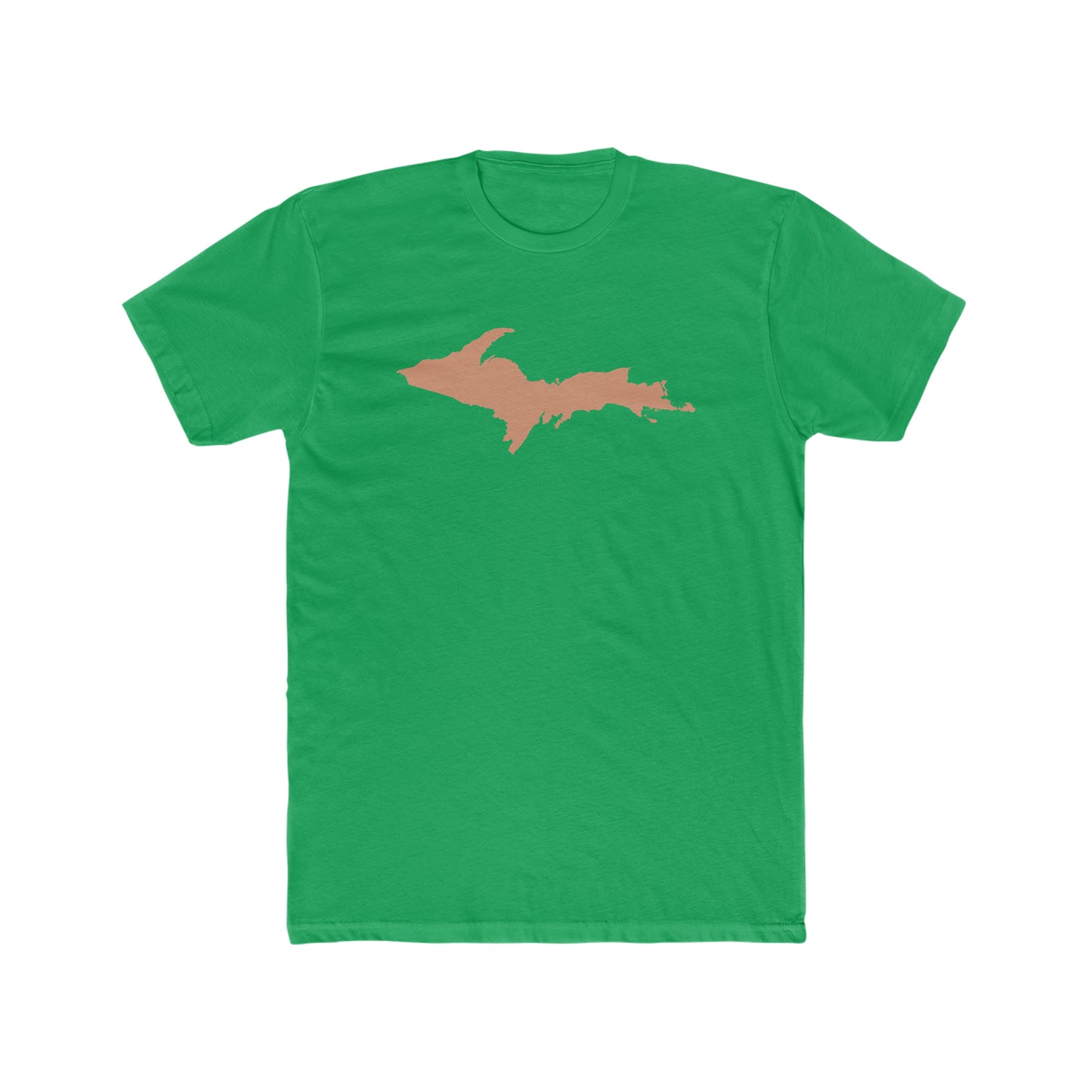 Michigan Upper Peninsula T-Shirt (w/ Copper UP Outline) | Men's Fitted
