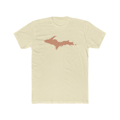 Michigan Upper Peninsula T-Shirt (w/ Copper UP Outline) | Men's Fitted