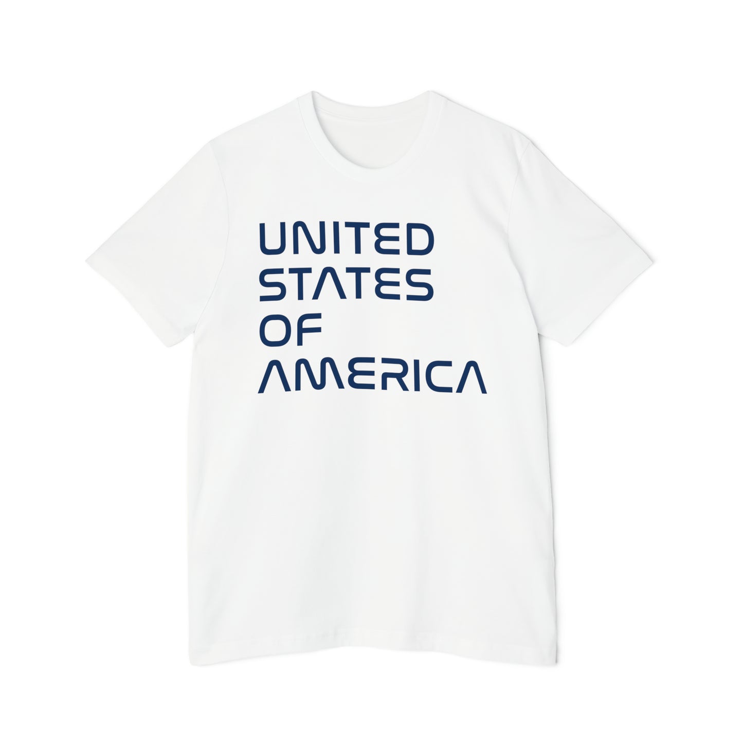 'United States of America' T-Shirt (Space Agency Font) | Made in USA