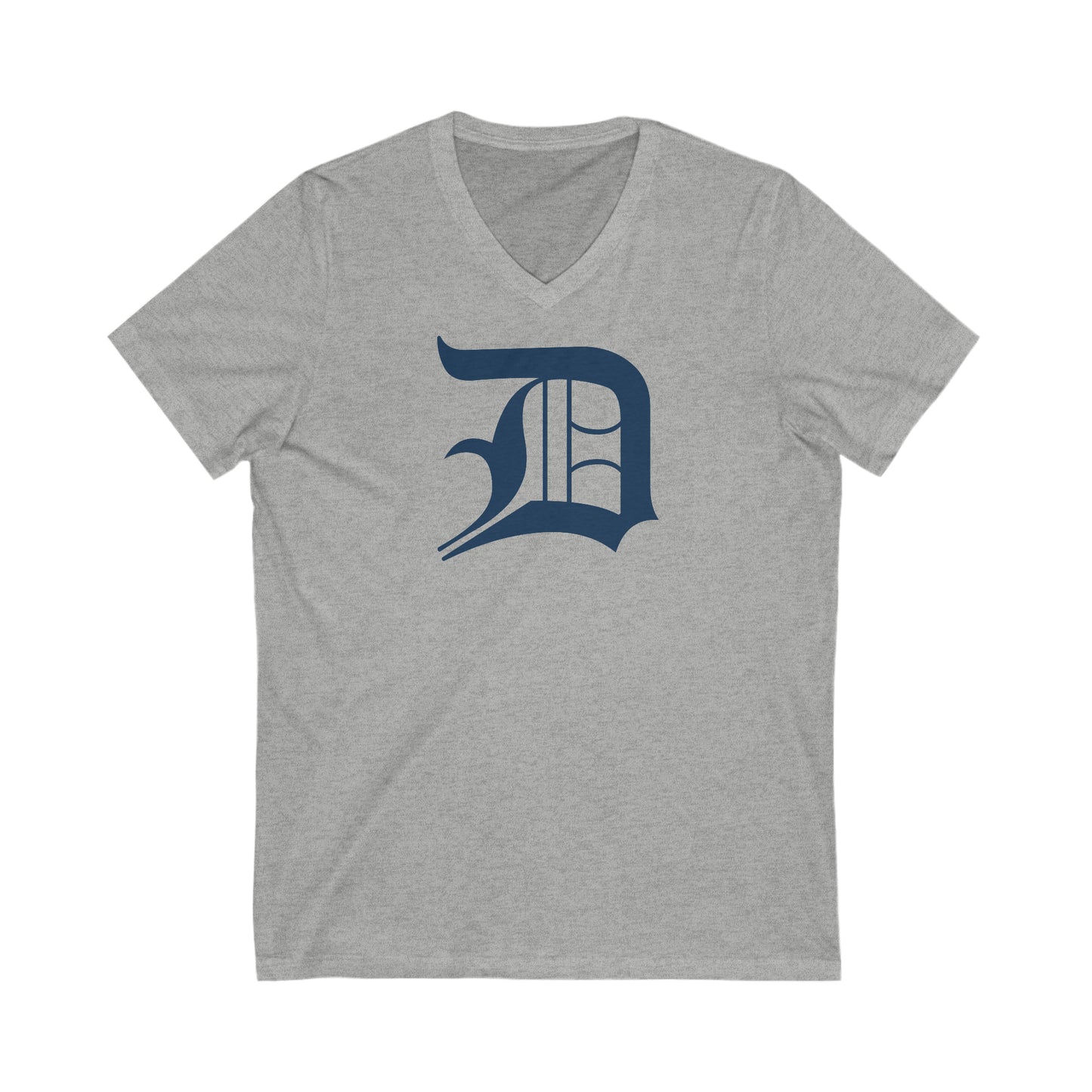 Detroit 'Old English D' T-Shirt | Unisex V-Neck