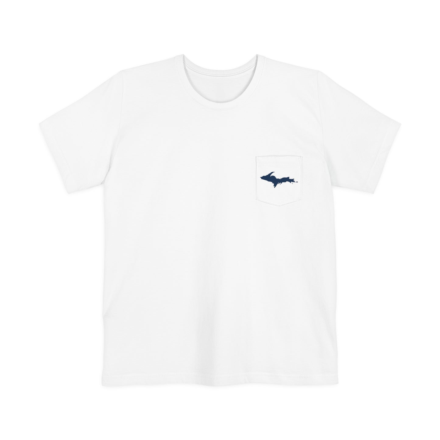 Michigan Upper Peninsula Pocket T-Shirt (w/ UP Outline) | Unisex Standard