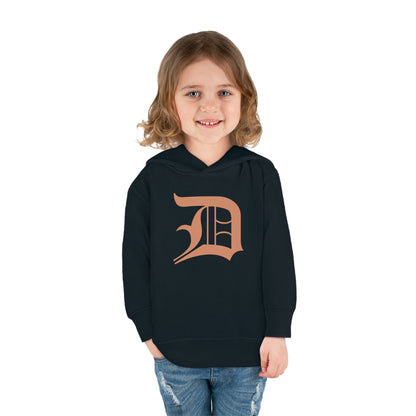 Detroit 'Old English D' Hoodie (Copper Color) | Unisex Toddler