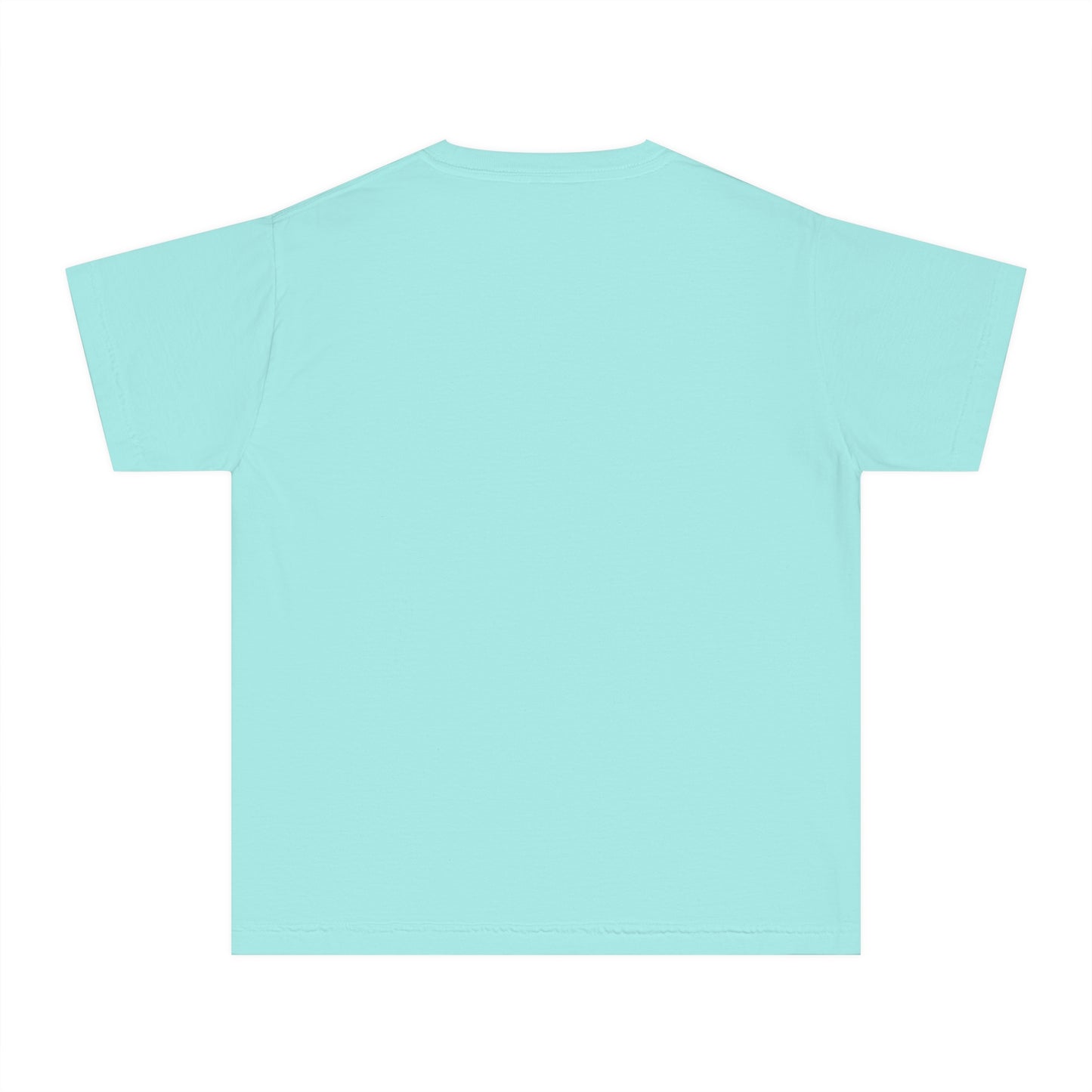 Michigan Upper Peninsula T-Shirt (w/ Pink UP Outline) | Youth Garment-Dyed