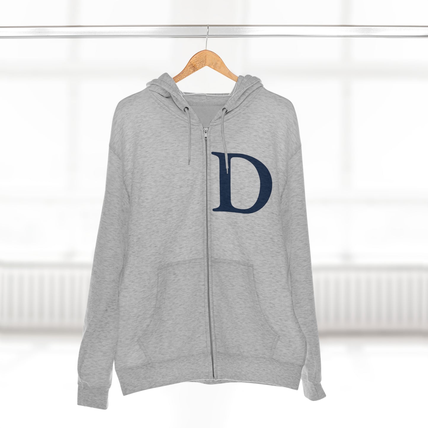 Detroit 'Old French D' Full-Zip Hoodie