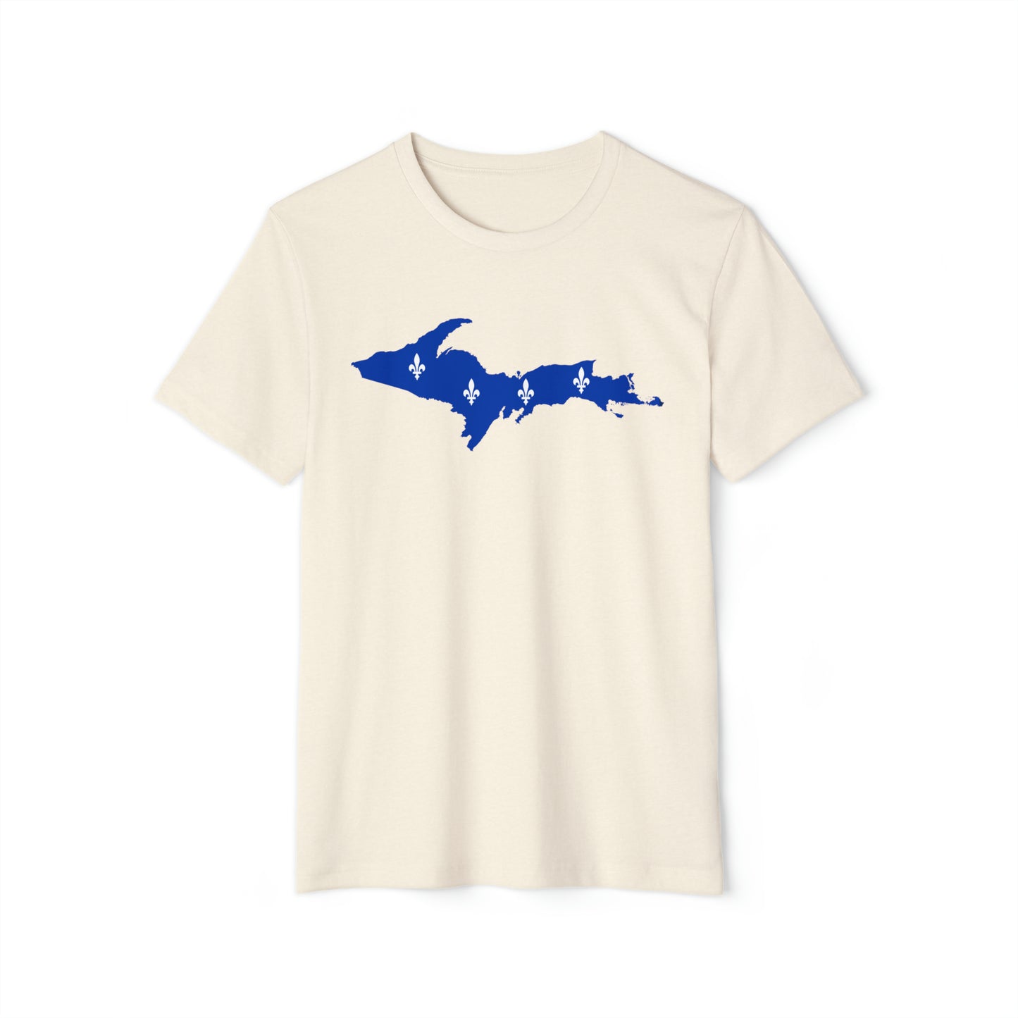 Michigan Upper Peninsula T-Shirt (w/ UP Quebec Flag) | Unisex Recycled Organic