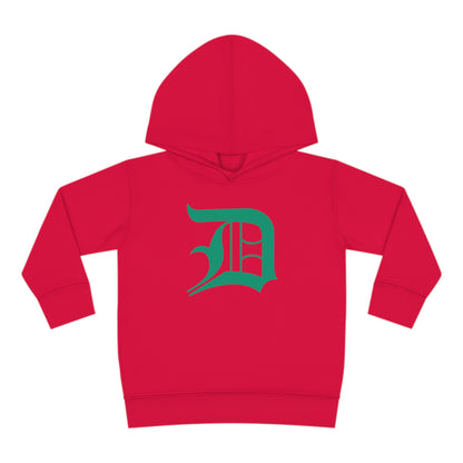 Detroit 'Old English D' Hoodie (Emerald Green) | Unisex Toddler