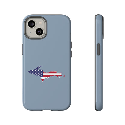 Michigan Upper Peninsula Tough Phone Case (B-24 Liberator Grey w/ UP USA Outline) | Apple iPhone