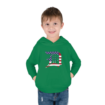 Detroit 'Old English D' Hoodie (Patriotic Edition) | Unisex Toddler