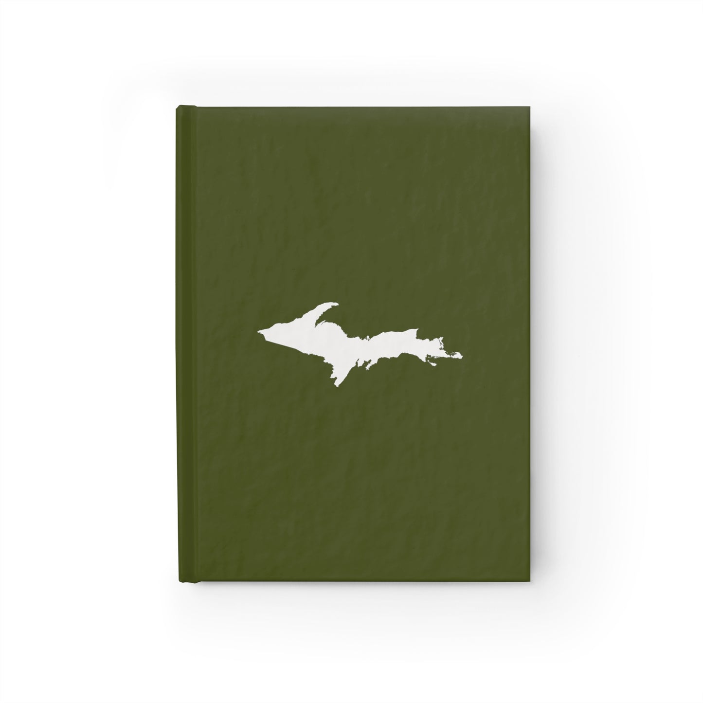 Michigan Upper Peninsula Blank Sketchbook (w/ UP Outline) | Army Green