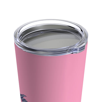 Michigan Upper Peninsula Tumbler (w/ UP USA Flag) | '67 Caddie Pink - 20oz