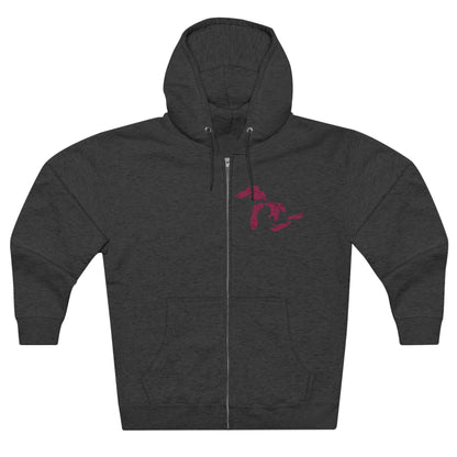 Great Lakes Hoodie (Ruby Red, Mini) | Unisex Full Zip