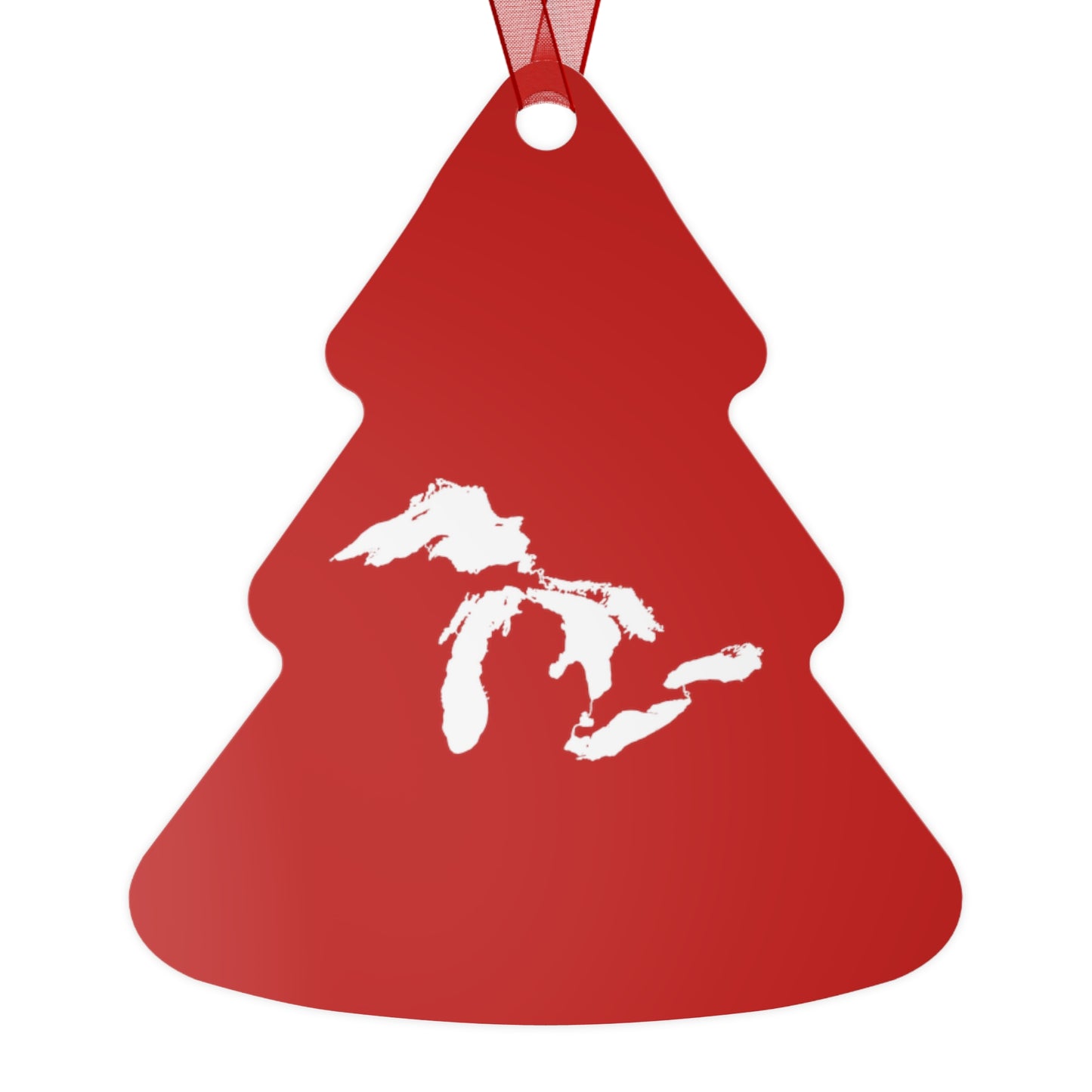 Great Lakes Christmas Ornament | Metal - Santa Red