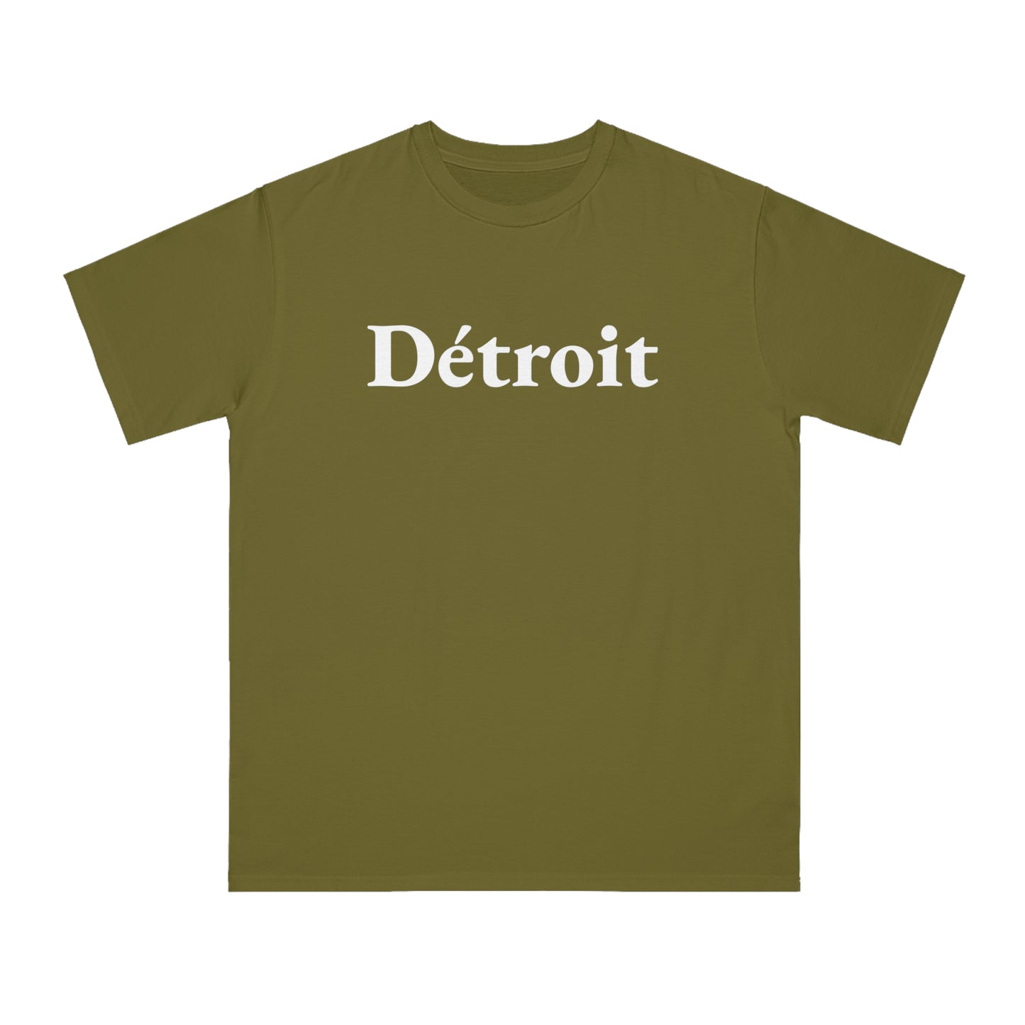 'Détroit' T-Shirt (Garamond Font) | Organic Unisex