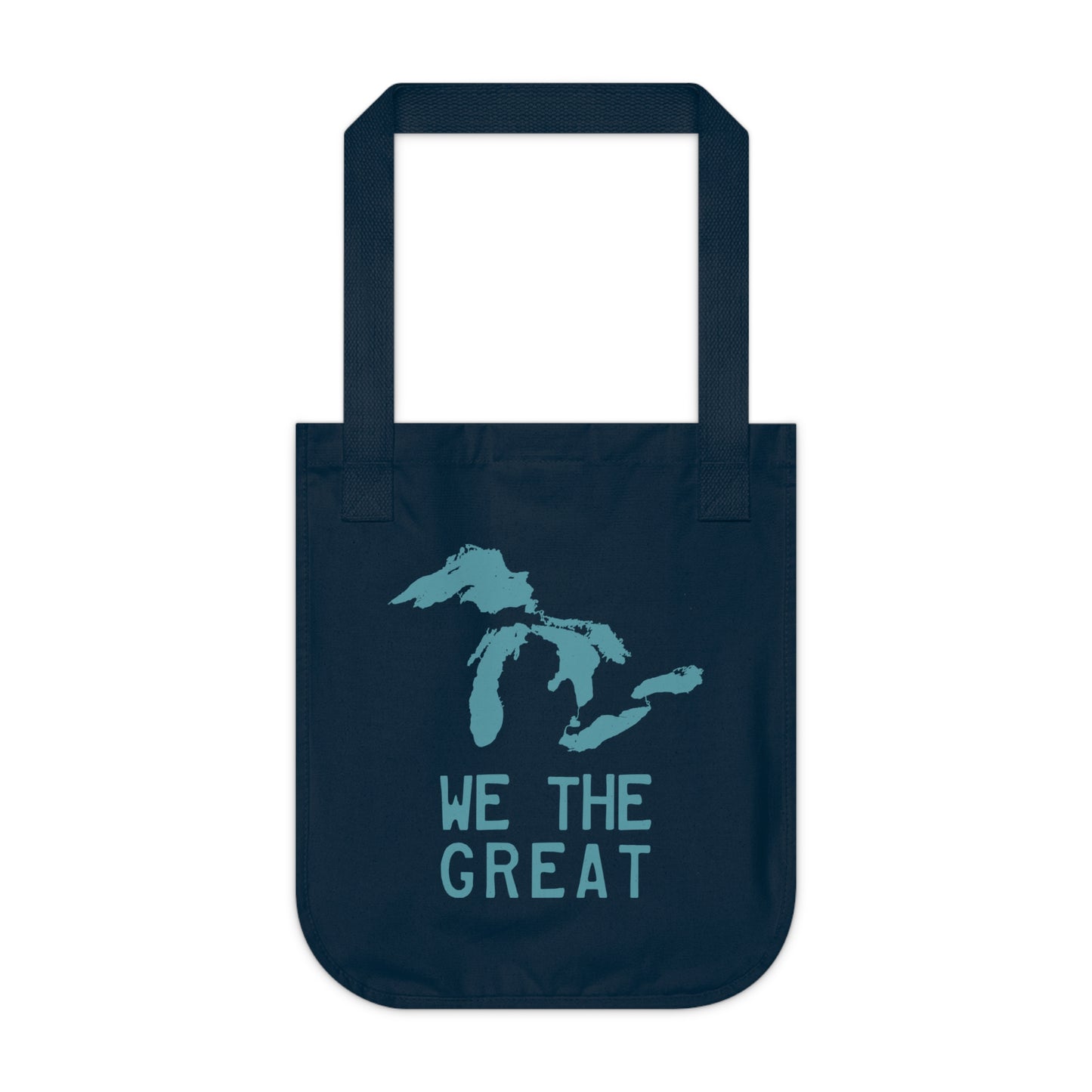 Great Lakes 'We The Great' Heavy Tote | Huron Blue