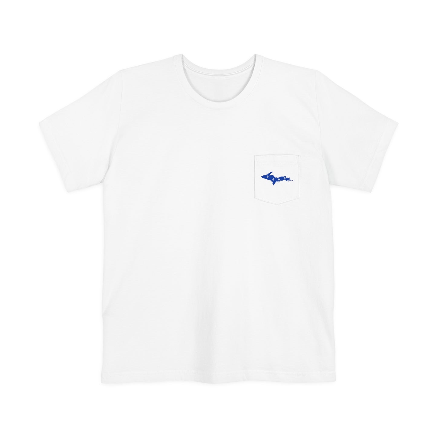 Michigan Upper Peninsula Pocket T-Shirt (w/ UP Quebec Flag) | Unisex Standard