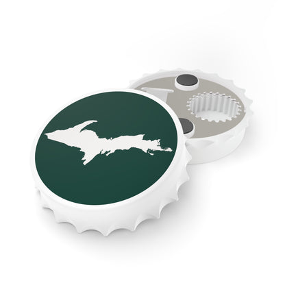 Michigan Upper Peninsula Bottle Opener (w/ UP Outline) | Laconic Green