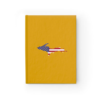 Michigan Upper Peninsula Blank Sketchbook (w/ UP USA Flag) | Gold