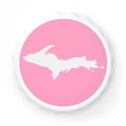 Michigan Upper Peninsula Bottle Opener (w/ UP Outline) | '67 Caddie Pink