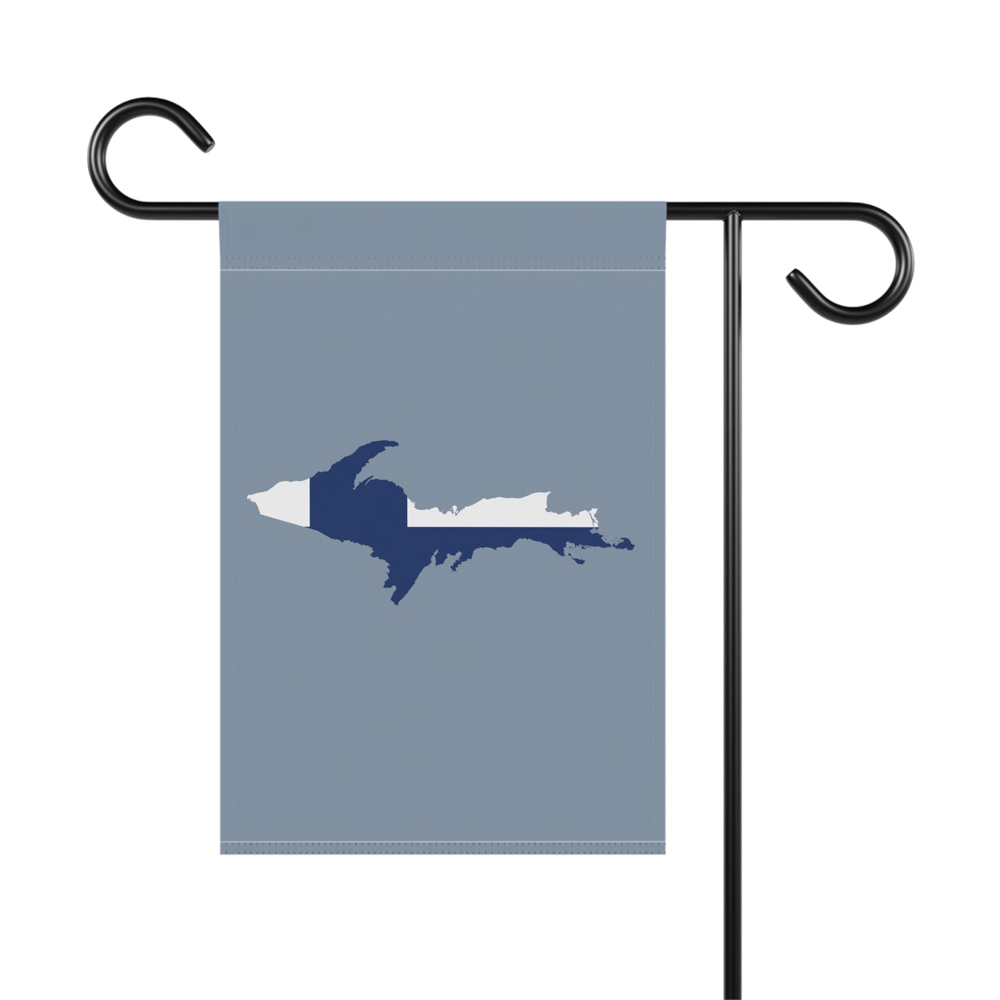 Michigan Upper Peninsula Home & Garden Flag (w/ UP Finland Flag) | B-24 Grey