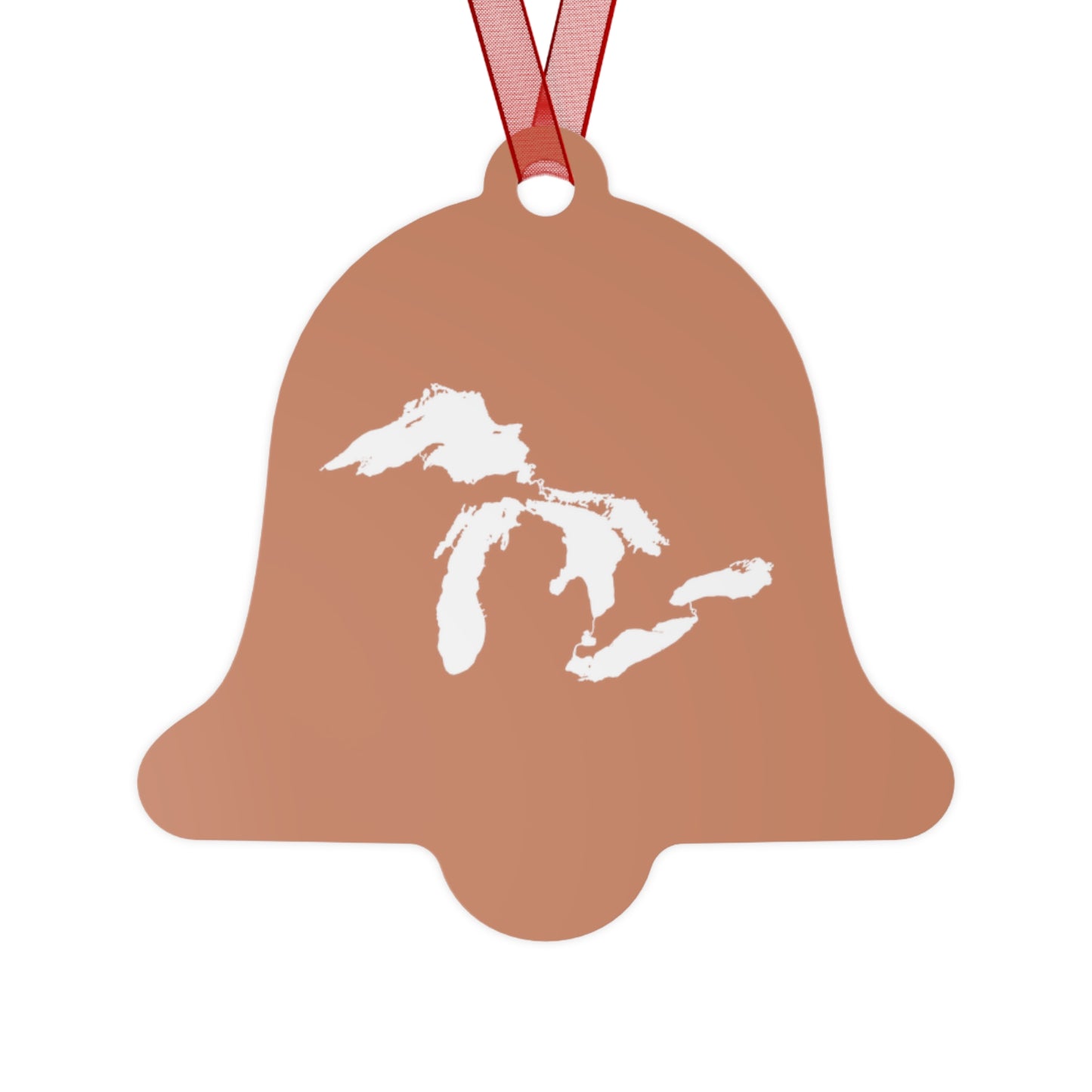 Great Lakes Christmas Ornament | Metal - Copper Color