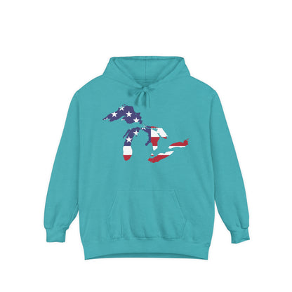 Great Lakes Hoodie (Patriotic Edition) | Unisex Garment-Dyed