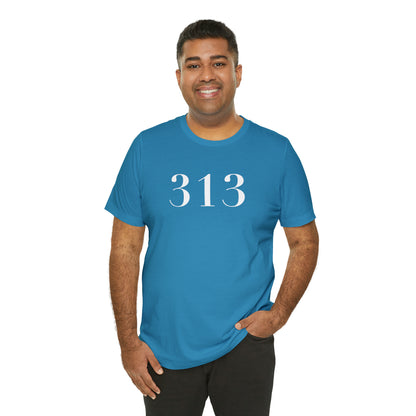 Detroit '313' T-Shirt (Didot Font) | Unisex Standard Fit