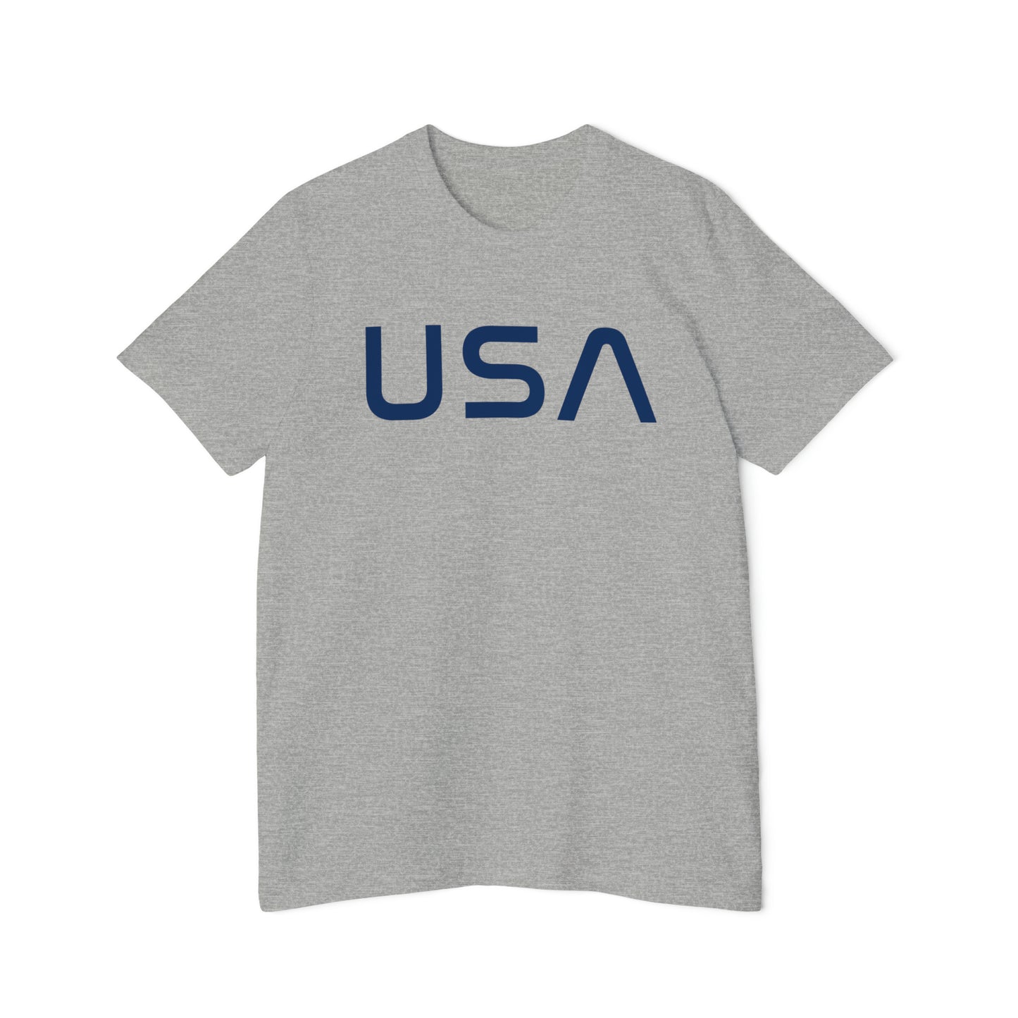 'USA' T-Shirt (Space Agency Font) | Made in USA