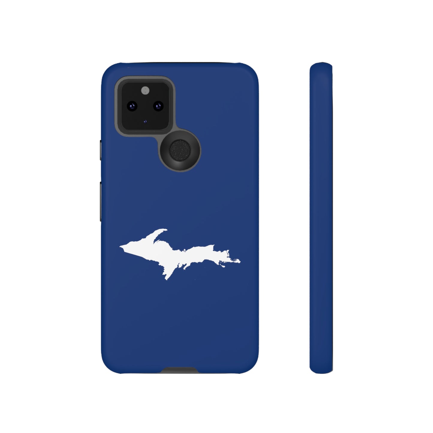 Michigan Upper Peninsula Tough Phone Case (Dearborn Blue w/ UP Outline) | Samsung & Pixel Android