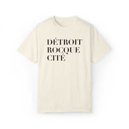 'Détroit Rocque Cité' T-Shirt | Unisex Garment-Dyed