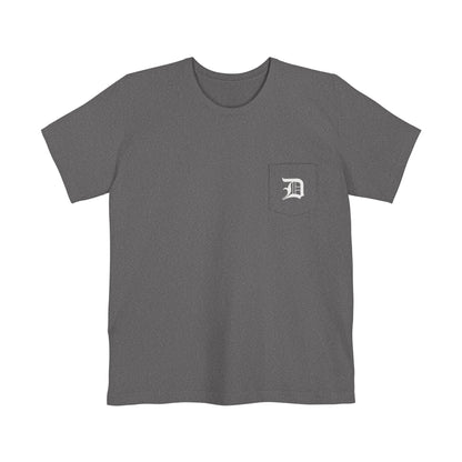 Detroit 'Old English D' Pocket T-Shirt | Unisex Standard