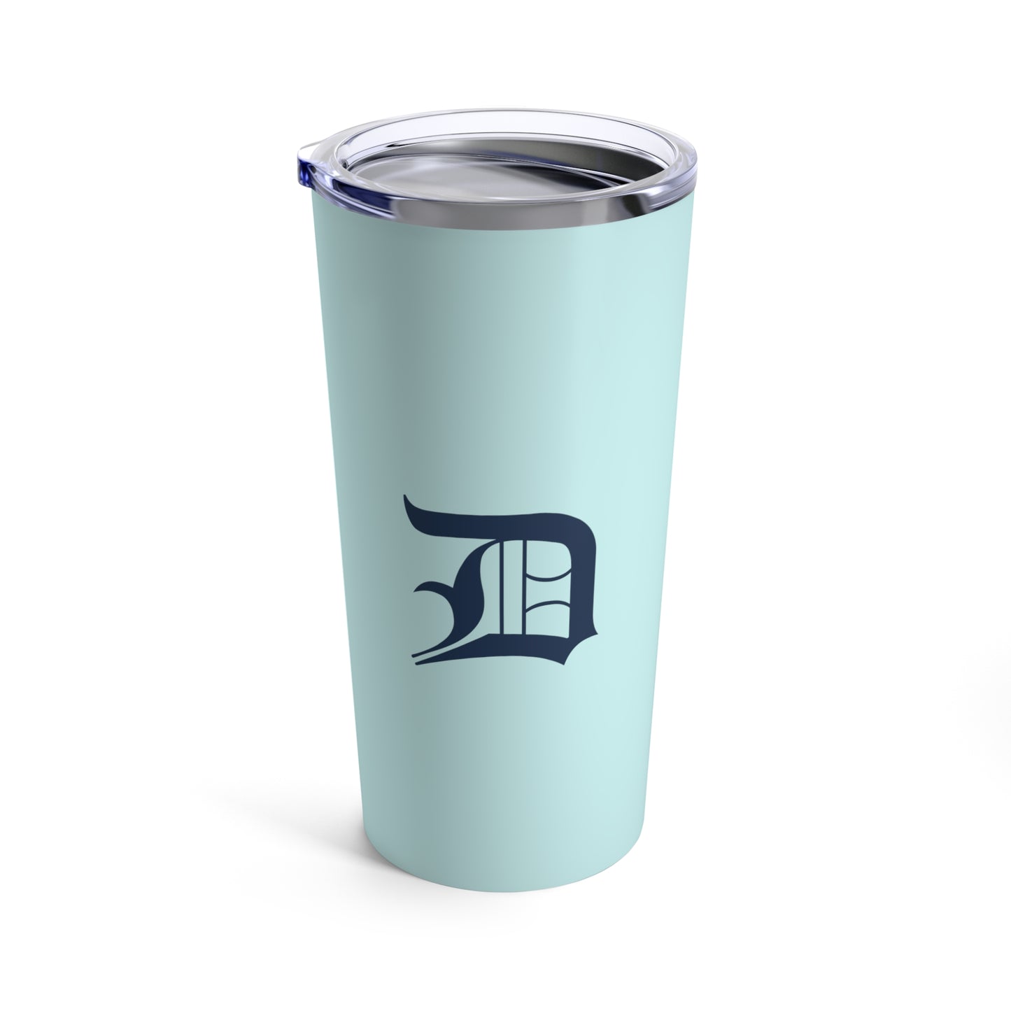 Detroit 'Old English D' Tumbler | Cyan - 20oz