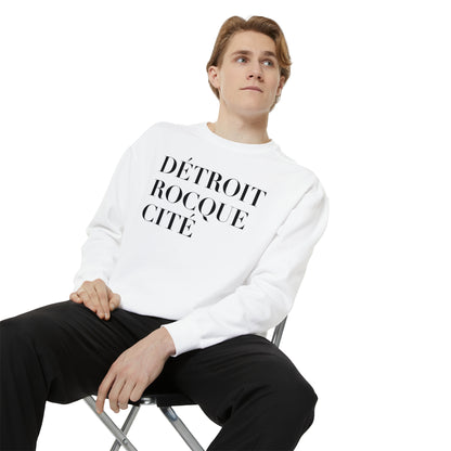 'Détroit Rocque Cité' Sweatshirt | Unisex Garment Dyed