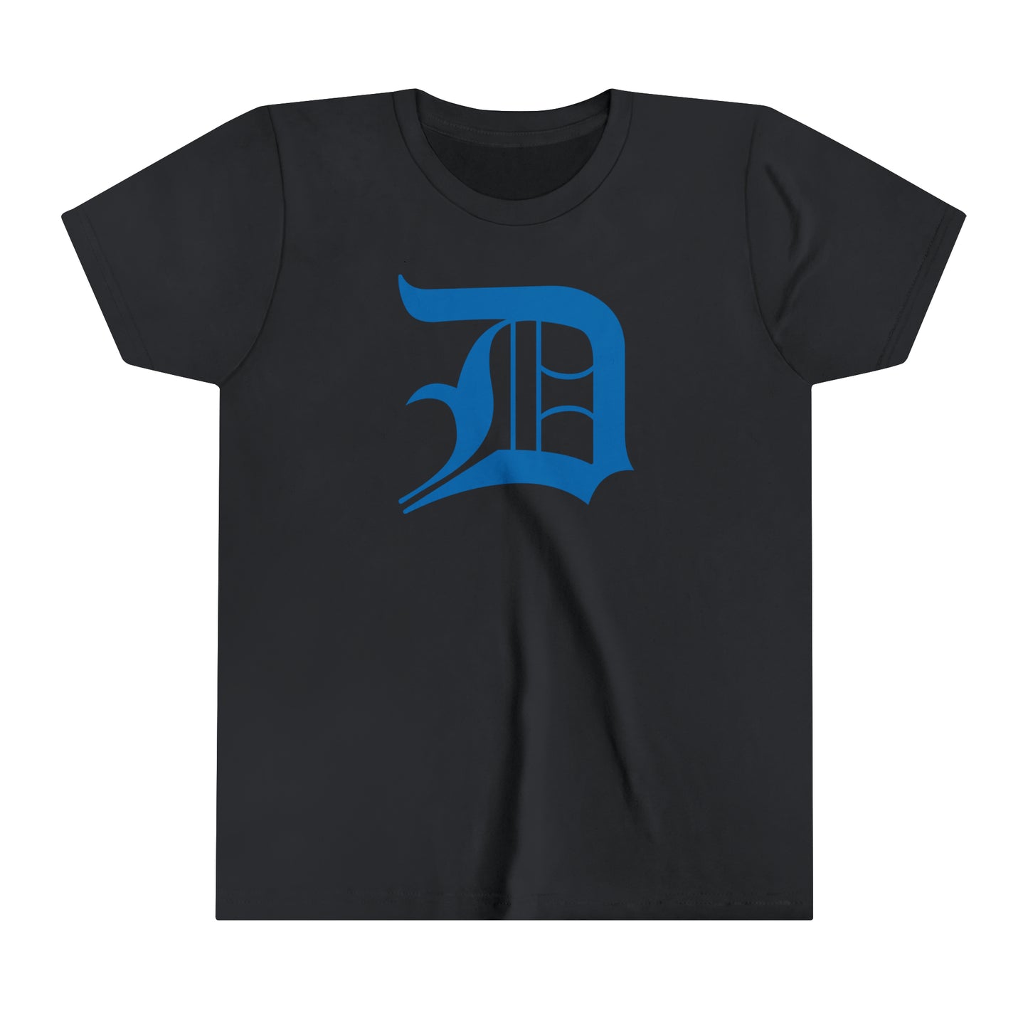 Detroit 'Old English D' T-Shirt (Azure) | Youth Short Sleeve