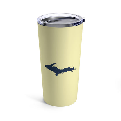 Michigan Upper Peninsula Tumbler (w/ UP Outline) | Canary Yellow - 20oz