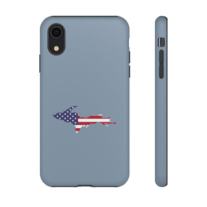 Michigan Upper Peninsula Tough Phone Case (B-24 Liberator Grey w/ UP USA Outline) | Apple iPhone