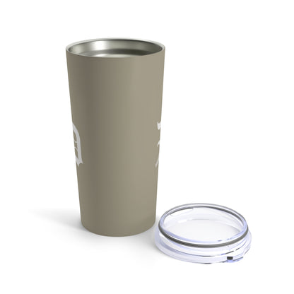 Detroit 'Old English D' Tumbler | Petoskey Stone Beige - 20oz